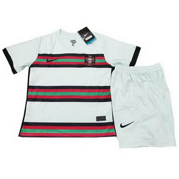 Camiseta Portugal 2ª Niños 2020 Blanco